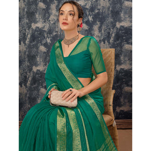 green-floral-zari-woven-organza-saree