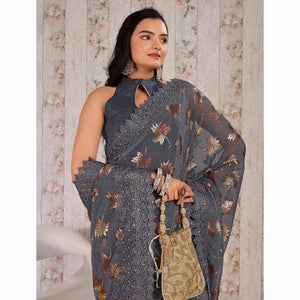 grey-foil-printed-lycra-saree-with-embroidered-lace-border