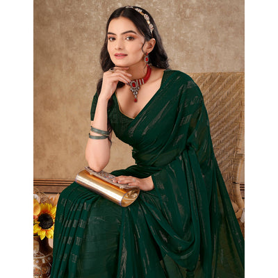 green-swarovski-work-chiffon-saree-with-tassels-1