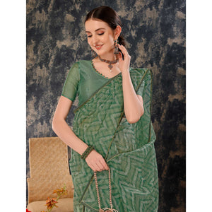 green-printed-with-zari-work-cotton-silk-saree-with-lace-border