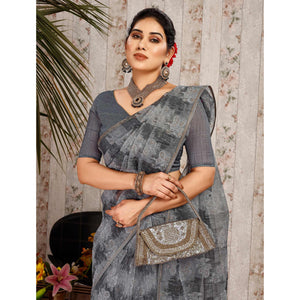 grey-floral-printed-with-zari-work-cotton-silk-saree