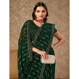 green-foil-printed-chiffon-saree-with-lace-border-6