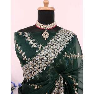 green-sequins-embroidered-satin-saree