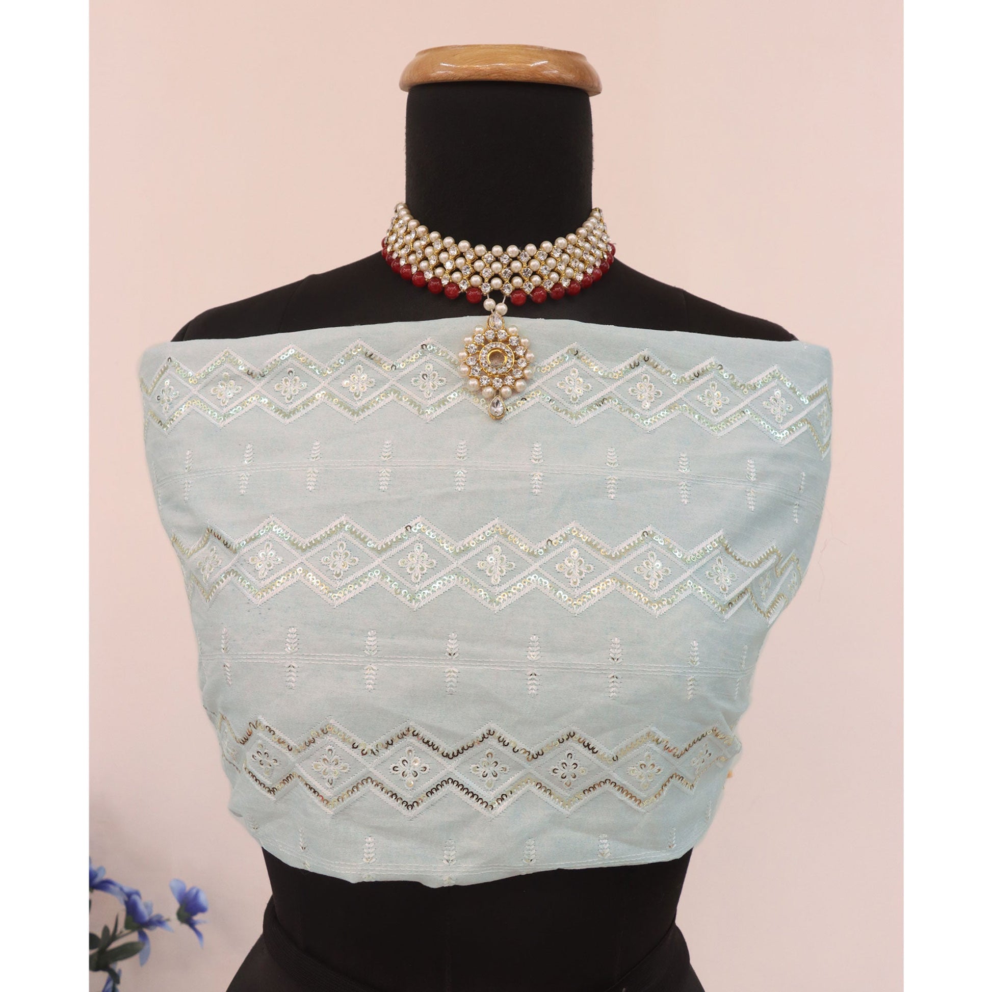 green-sequins-embroidered-chiffon-saree-6