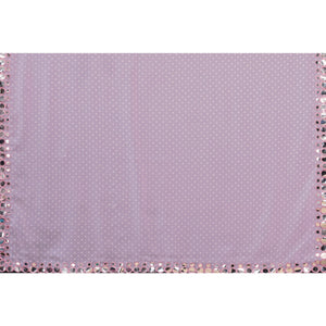 Light Lavender Embroidered Butti Work Georgette Saree