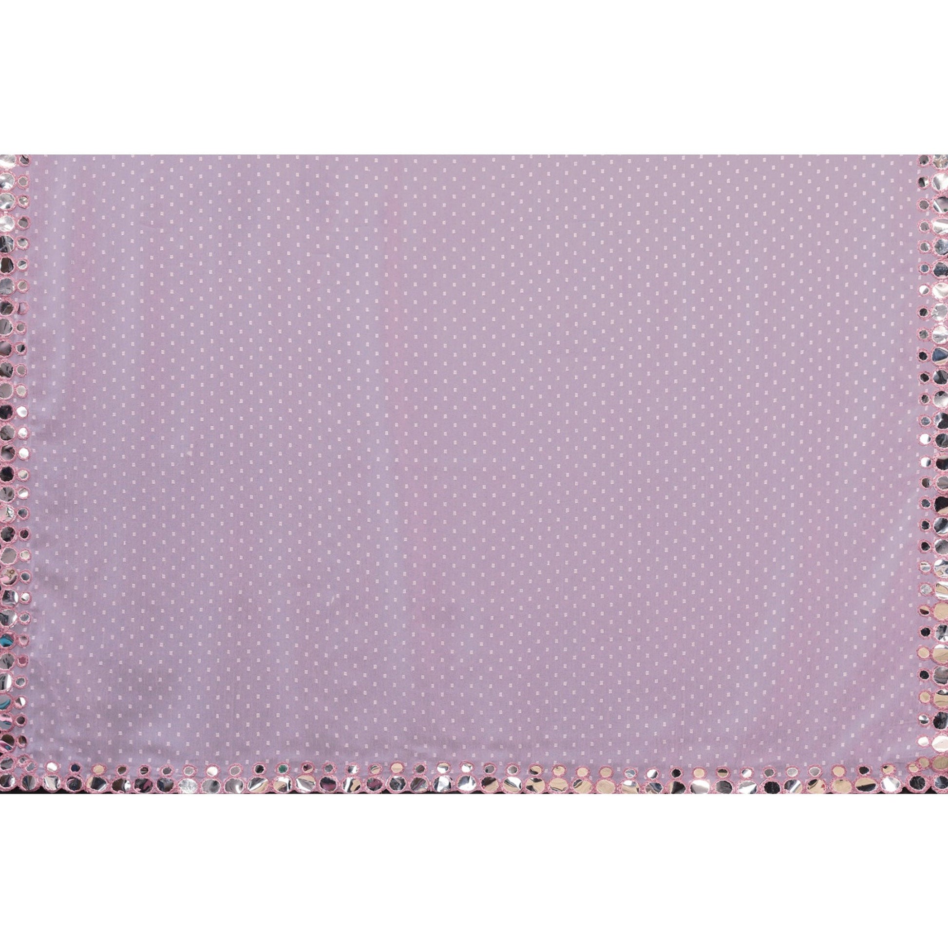 Light Lavender Embroidered Butti Work Georgette Saree