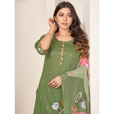 green-floral-printed-pure-cotton-straight-salwar-suit-2
