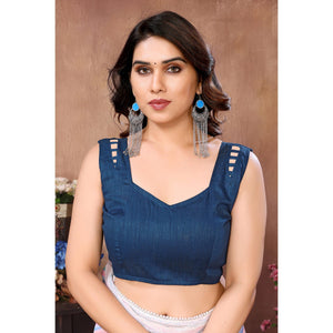 Lavender Printed Striped Printed Ready To Wear Georgette Saree