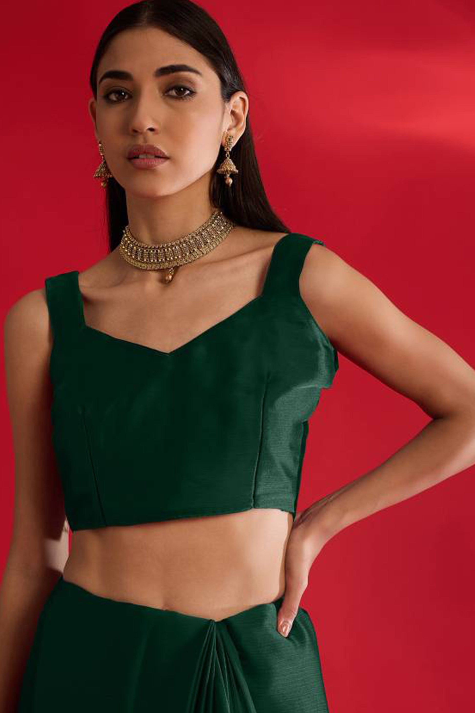 green-solid-with-embellished-bordered-georgette-sarees