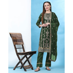 green-sequins-embroidered-georgette-semi-stitched-pakistani-suit