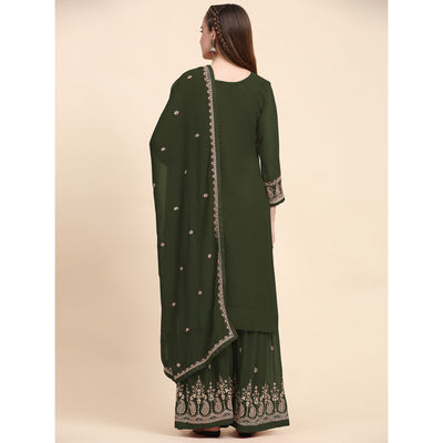 green-floral-embroidered-georgette-semi-stitched-suit-4