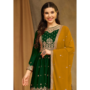green-floral-embroidered-georgette-semi-stitched-sharara-suit