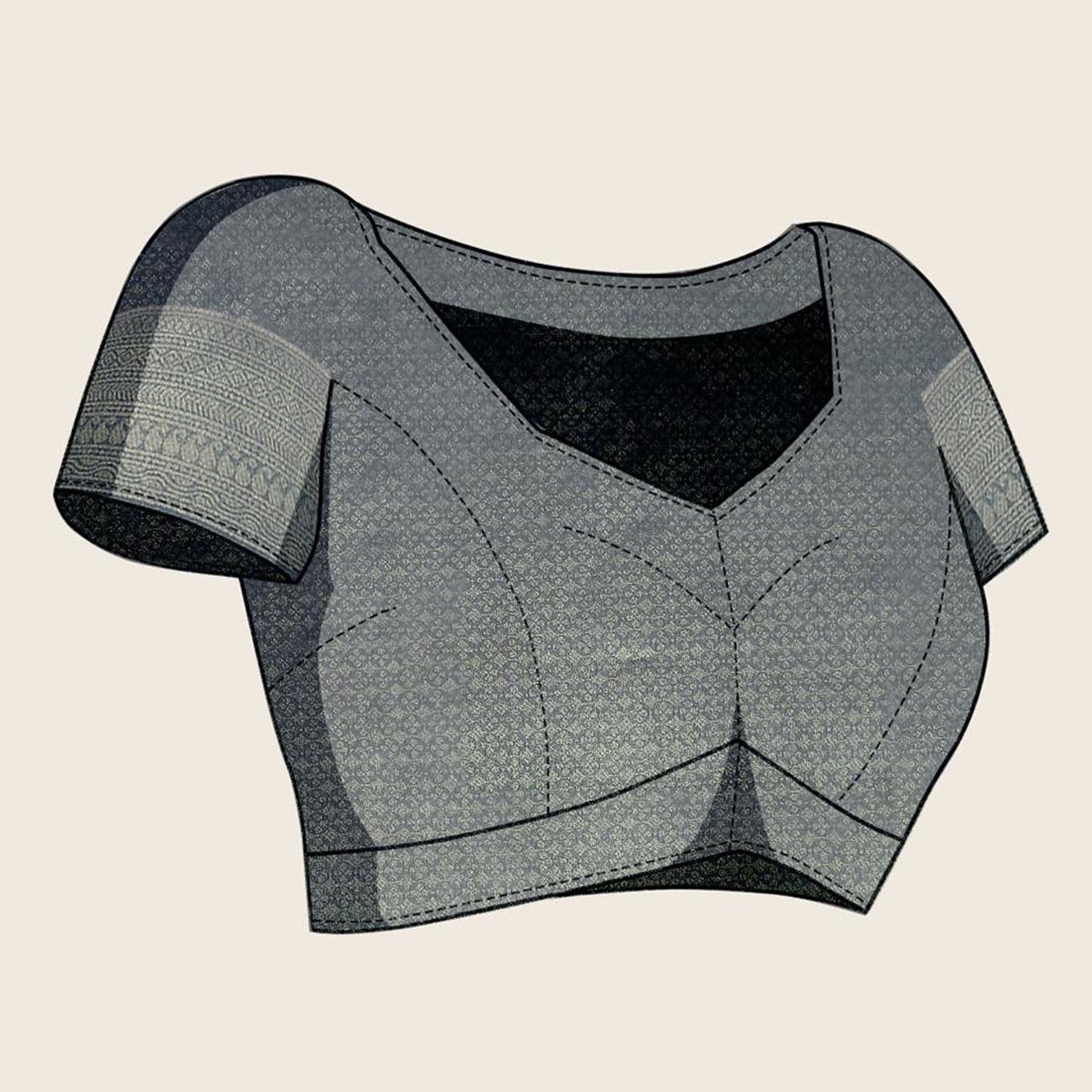 grey-floral-digital-printed-with-woven-banarasi-silk-saree