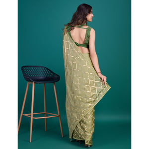 green-sequins-embroidered-georgette-saree-9