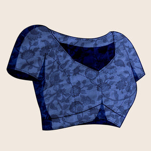 Light Pink Digital Printed Cotton Silk Saree With Border