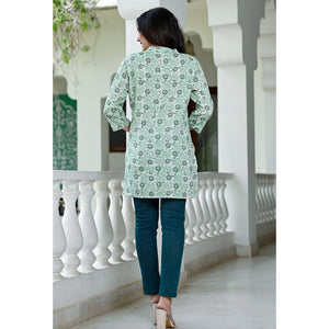 green-floral-foil-printed-rayon-top-1