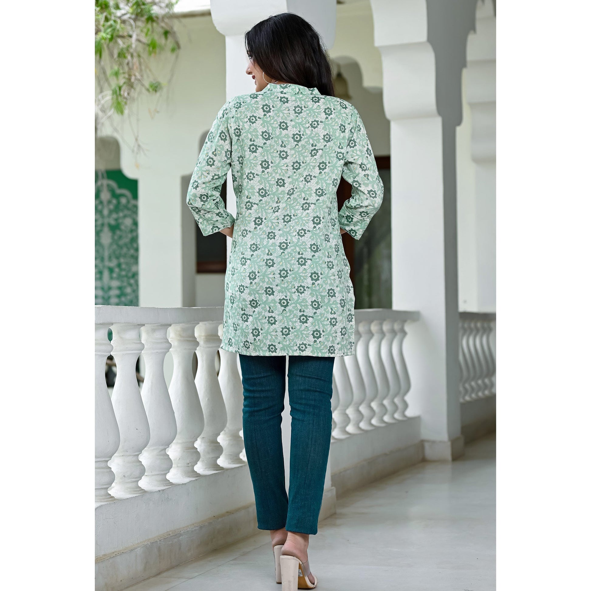 green-floral-foil-printed-rayon-top-1