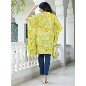 green-floral-foil-printed-rayon-kaftan