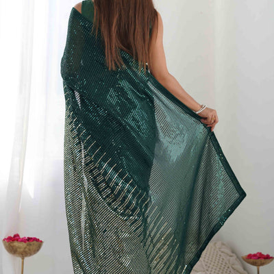 green-sequins-embroidered-georgette-saree-43