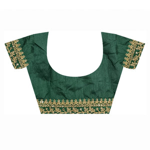 green-bandhani-foil-printed-georgette-saree-with-embroidered-border