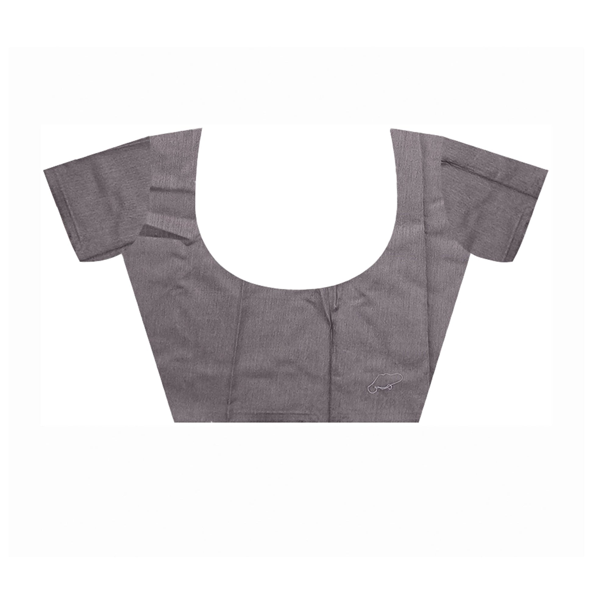 Grey Sequins Embroidered Georgette Saree