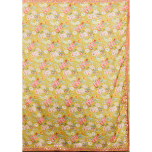 green-floral-printed-chinon-saree-with-fancy-mirror-border