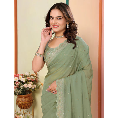 green-sequins-embroidered-embroidered-organza-saree