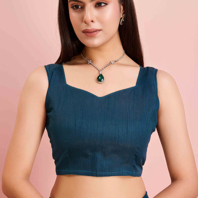 Morpich Floral Sequins Embroidered Georgette Saree