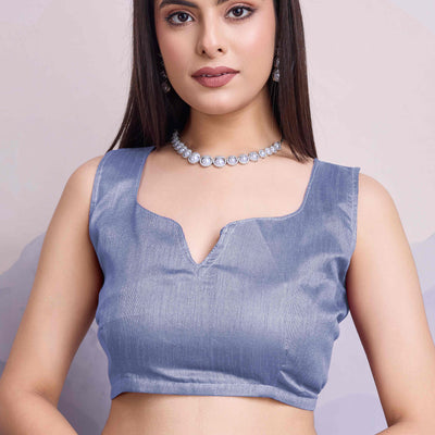 Lavender Floral Sequins Embroidered Chiffon Saree