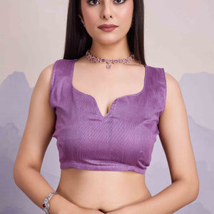 Light Purple Floral Sequins Embroidered Jimmi Choo Zoya Silk Saree