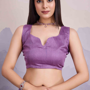 Lavender Floral Sequins Embroidered Jimmi Choo Zoya Silk Saree