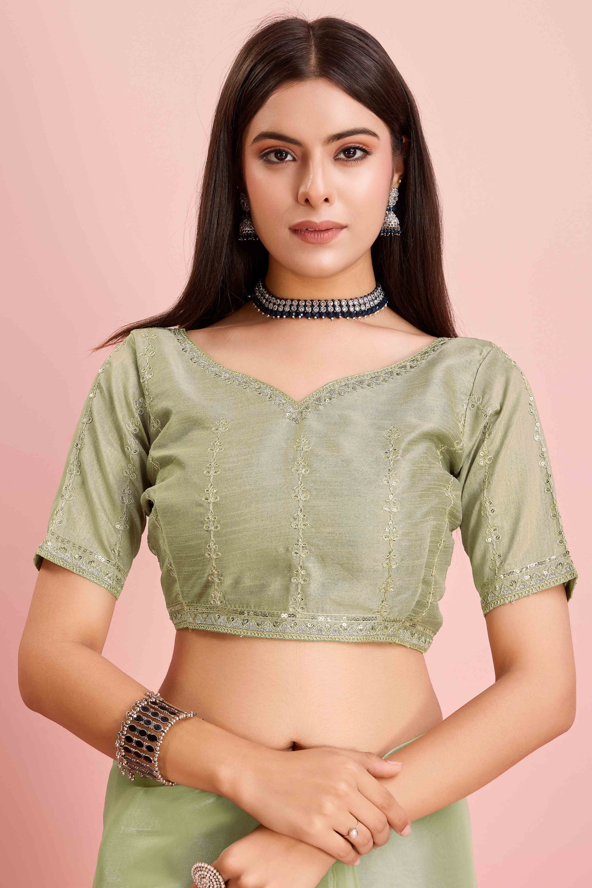 green-solid-with-floral-sequins-embroidered-jimmy-choo-tissue-saree