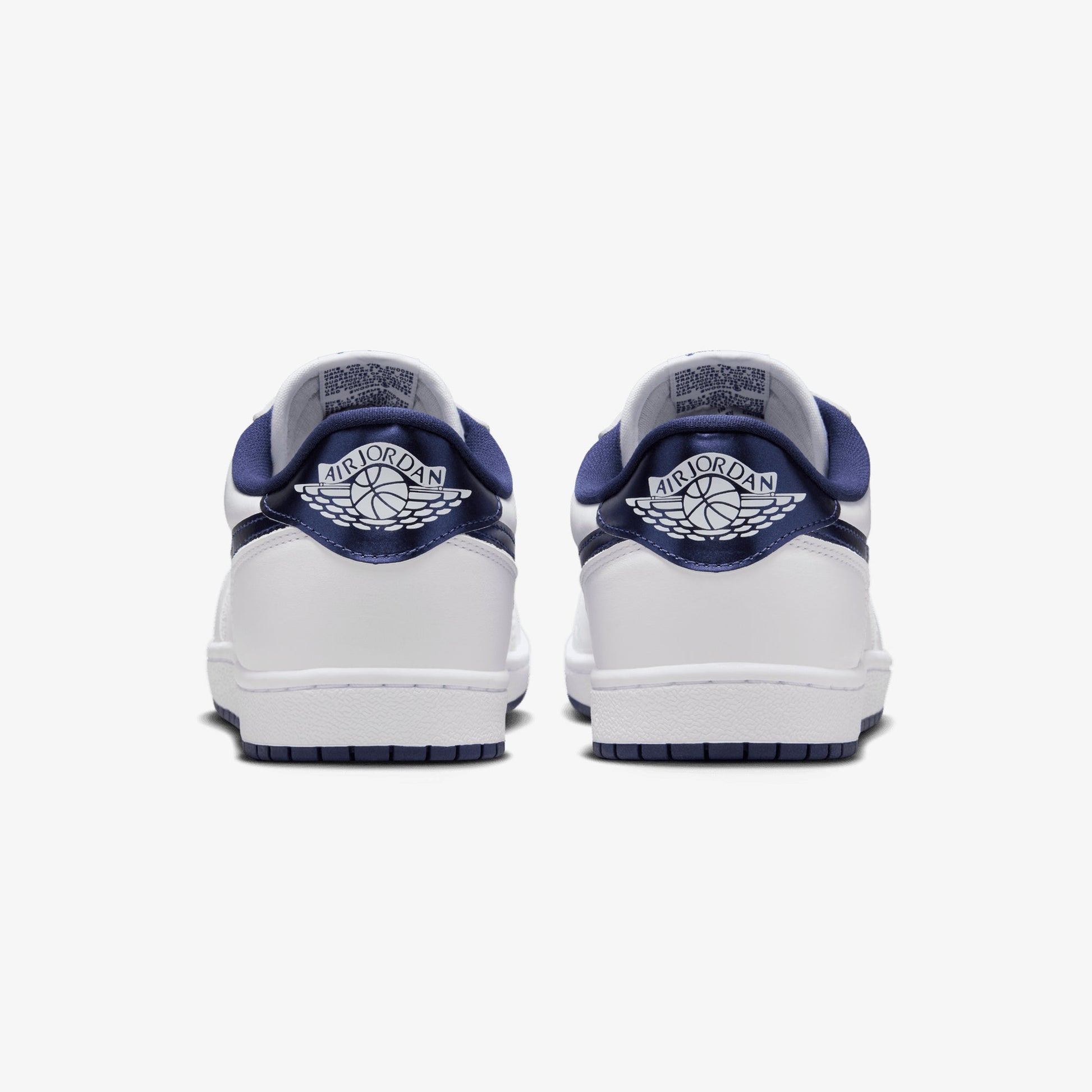 JORDAN | AIR JORDAN 1 LOW '85 { WHITE/NAVY-WHITE