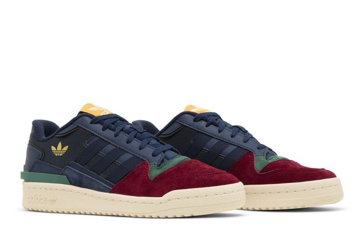 adidas Forum Exhibit Low 2.0 Collegiate Navy Burgundy Green