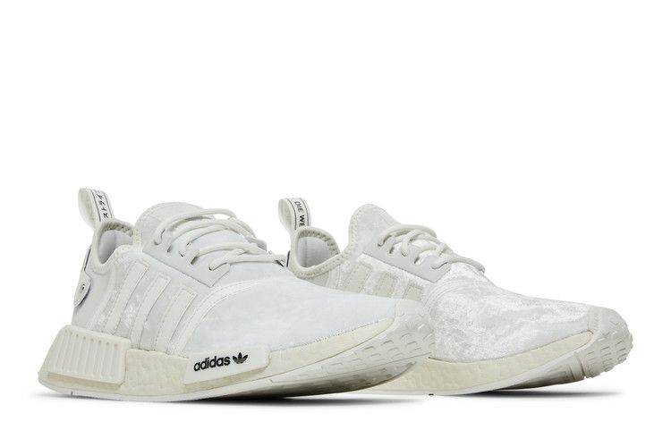 adidas NMD R1 Velour White Silver (Women's)
