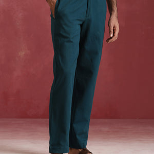 trueBrowns Men's Blue Ikat Co-ord set