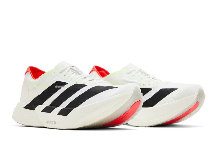 adidas Adizero Adios Pro 4 White Black Red