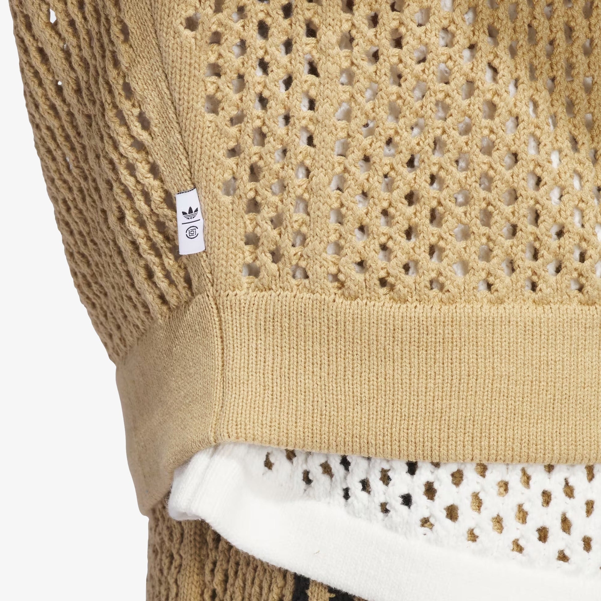 ADIDAS ORIGINALS | CLOT CROCHET TRACK TOP BY EDISON { BEIGE TONE