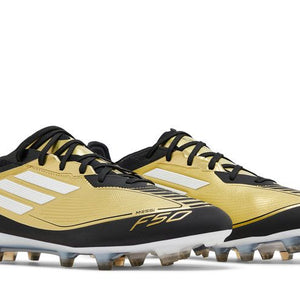 adidas F50 Pro FG Messi Gold Metallic Cloud White Core Black