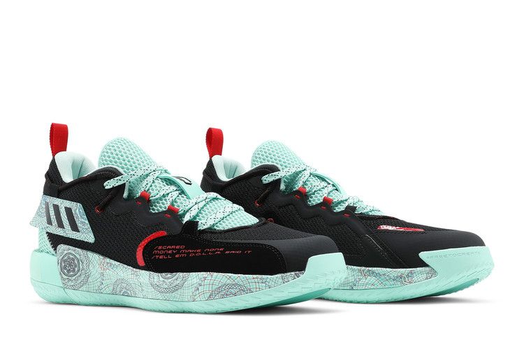 adidas Dame 7 EXTPLY Black Clear Mint