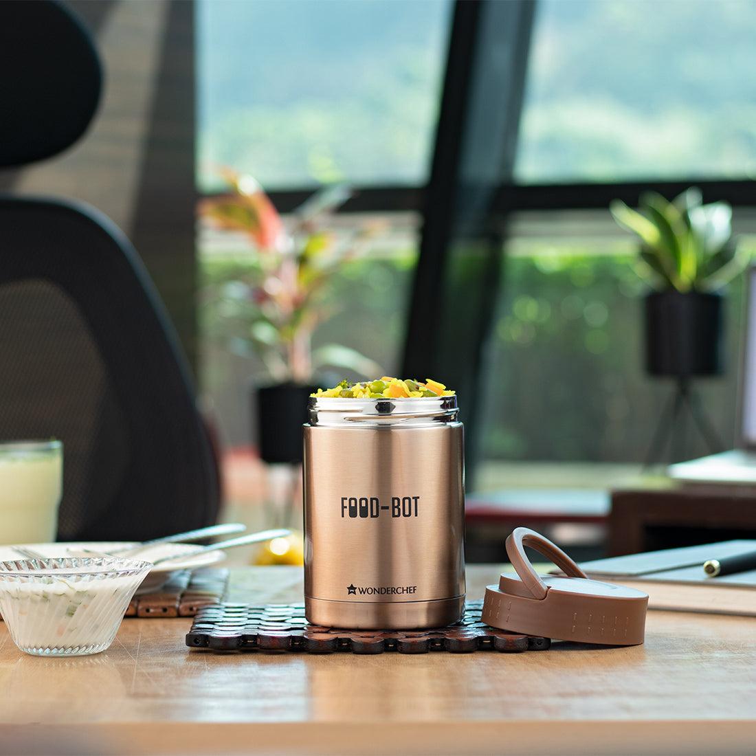 Food Bot, 500ml, Stainless Steel Vacuum Insulated,