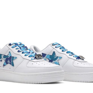 A Bathing Ape Bape Sta Low White ABC Camo Blue (2021)