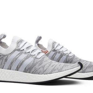 adidas NMD R2 Primeknit White Black