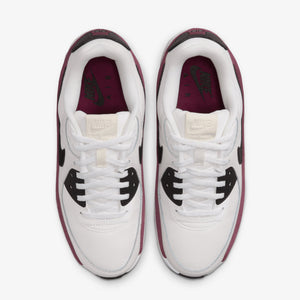 Nike | AIR MAX 90 LV8  { SAIL/BLACK-NIGHT MAROON-PHANTOM