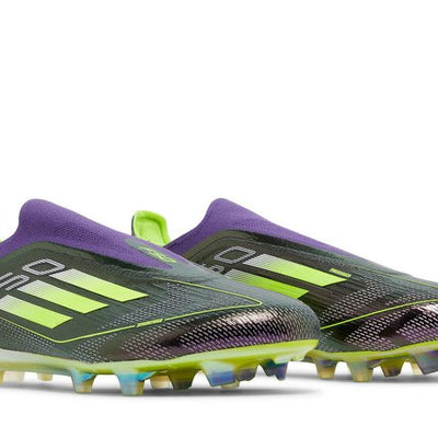 adidas Laceless F50 Elite Fast Reborn FG Purple Lucid Lemon