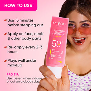 Watermelon Cooling Hyaluronic Sunscreen SPF 50+, PA++++