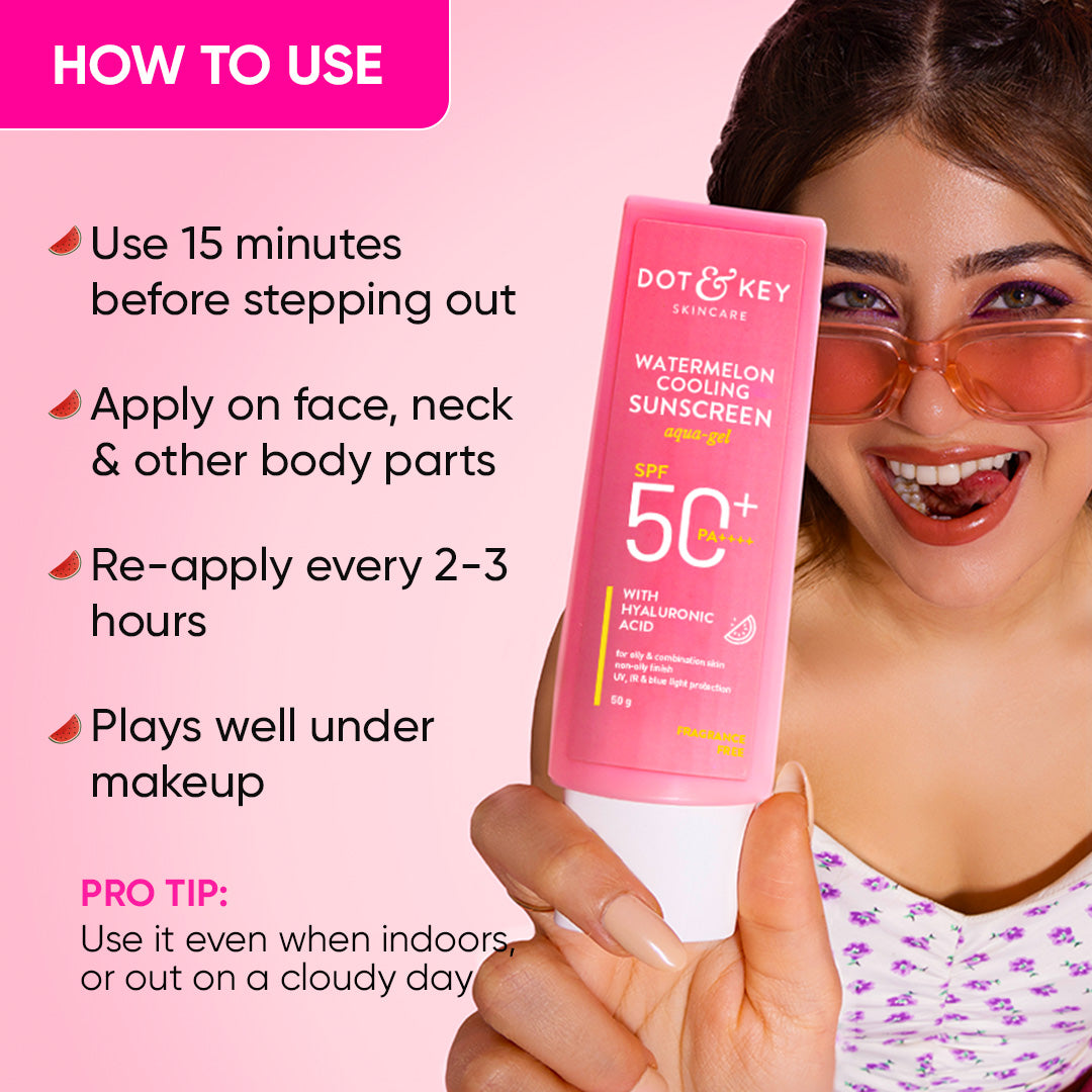 Watermelon Cooling Hyaluronic Sunscreen SPF 50+, PA++++