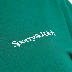 SPORTY & RICH | HEALTH IS WEALTH T-SHIRT { GREEN