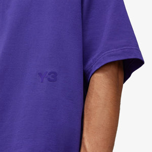 Y-3 | BOXY SHORT SLEEVE TEE { COLLEGIATE PURPLE