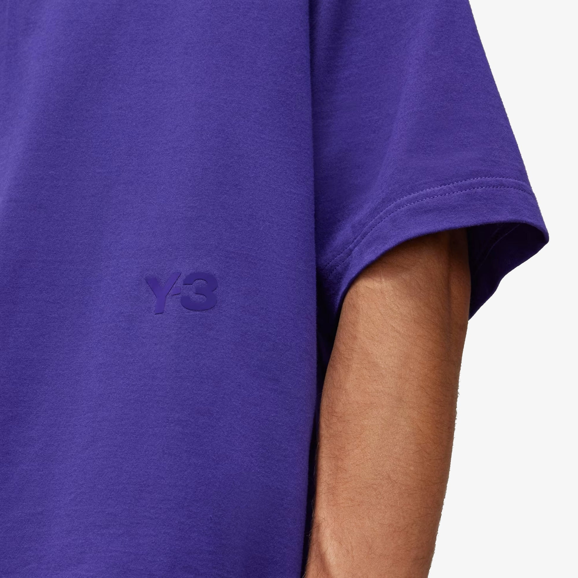 Y-3 | BOXY SHORT SLEEVE TEE { COLLEGIATE PURPLE